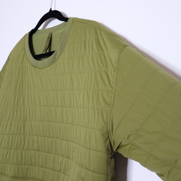 LULULEMON Dynamic Movement Crew Sweatshirt Bronze Green Pullover Women's 10 - Picture 8 of 16